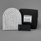 Rinkinys: auskarai _Unitta ir padėkliukas - MUNÉ