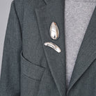 Sagių rinkinys „Silver Pebble Duo“ - MUNÉ