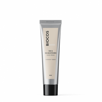 Drėkinamasis rankų kremas SILK &amp; SEA BUCKTHORN