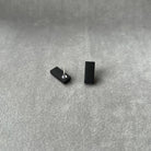 Veriamieji auskarai Bricks_Black - MUNÉ