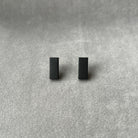 Veriamieji auskarai Bricks_Black - MUNÉ