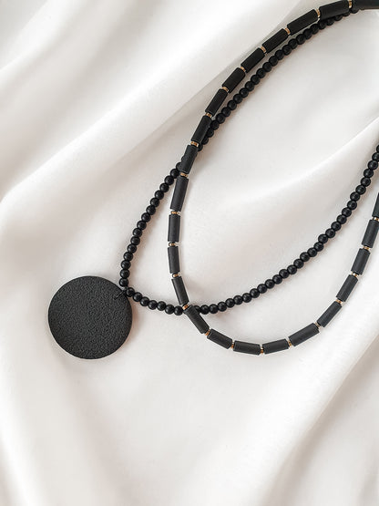 Necklace set - Black moon