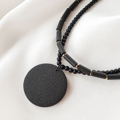 Necklace set - Black moon