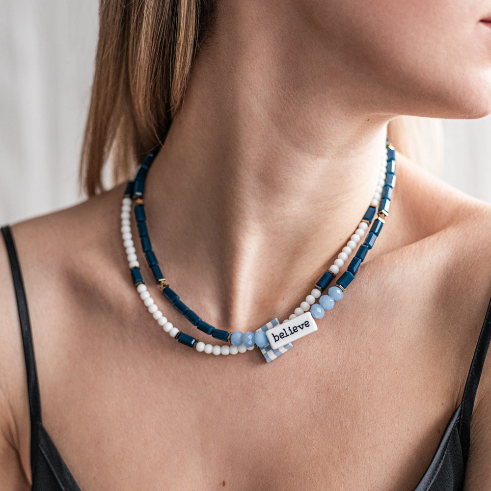 Necklace - Blue