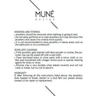 Geometriniai auskarai - K_sky blue - MUNÉ